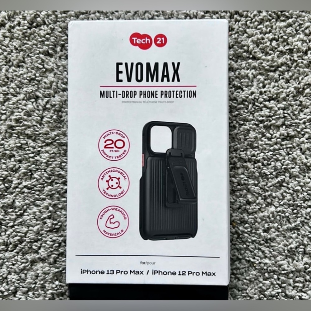 Tech 21 EVOMAX iPhone 12/13 Pro Max Protective Phone Case